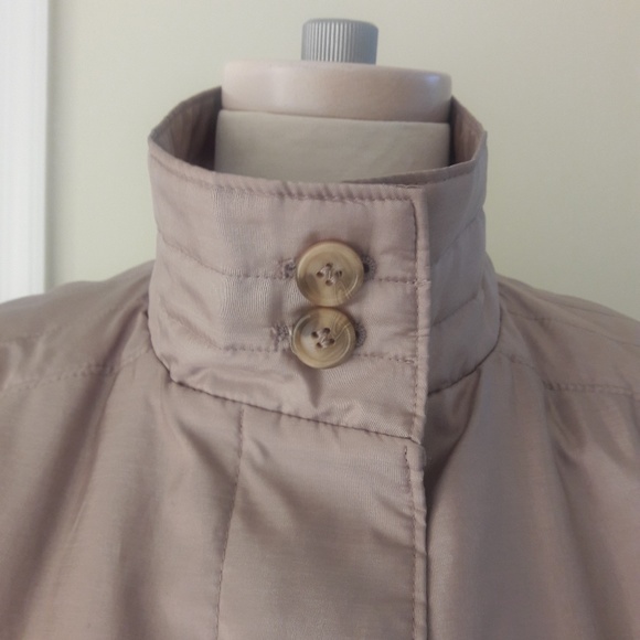Downpour Beige Long Weterproof Rain Coat Size 16 - Picture 3 of 6